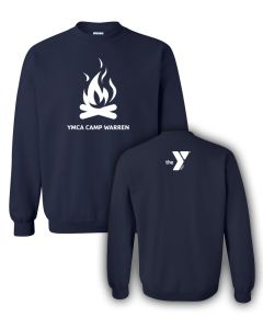 Camp Warren Fire - Gildan 18000/18000B Navy