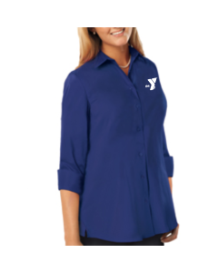 Ladies' 3/4 Sleeve Oxford - Maternity