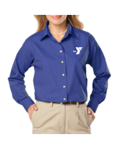 Ladies' Long Sleeve Oxford