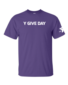 YOUTH Give Day Y - Gildan 2000B Purple