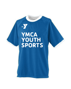 Y Logo Youth Reversible Practice Jersey WhiteBlue