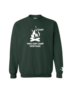 Day Camp Heritage Crewneck (No Back) - Gildan 18000 Forest