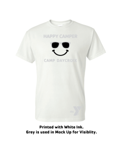 DayCroix Happy Camper Tie Dye - Gildan 2000/2000B White