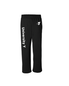 Y University Sweatpants - Gildan 18400 Black