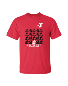 ADULT Burnsville Ride for the Y - Gildan 2000 Red
