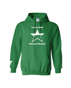 ADULT ForeverWell Platinum Member Hoodie - Gildan 18500 Irish Green