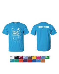 ADULT Birthday Party Shirts Party Host- Gildan 2000