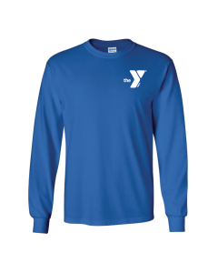 ADULT Harold Mezile Teen Center Long Sleeve Shirt - Gildan 2400 Royal