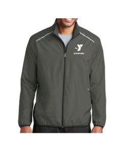 ADULT Achivers Swag Half-Zip Jacket - Port Authority J345 Grey/Black