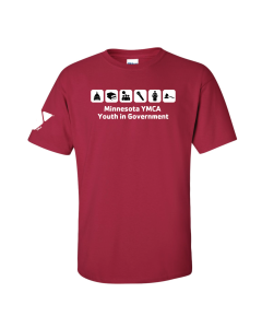 ADULT Minnesota YMCA YIG Icons - Gildan 2000 Cardinal Red
