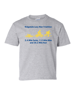 YOUTH Lazy Man Tri 2019 - Gildan 2000B Sports Grey