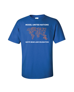 ADULT Model UN White Bear 2019  - Gildan 2000 Royal