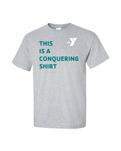 ADULT Eagan Conquering Shirt - Gildan 5000 Sports Grey