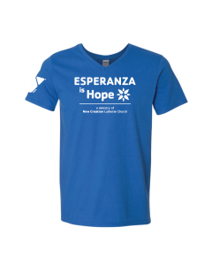ADULT Esperanza Staff Shirt - Gildan 2000 Royal