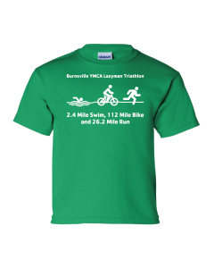 YOUTH Burnsville Lazy Man Tri 2019 - Gildan 2000B Irish Green