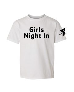 YOUTH Hudson Girls Night In - Gildan 2000B White