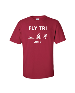 ADULT Forest Lake Fly Tri 2019 - Gildan 2000 Cardinal