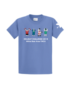 ADULT White Bear Holiday Challenge 2019 - PC61 Carolina Blue