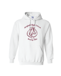 Beacons Richfield Boxing Club Gloves Hoodie - Gildan 18500 White