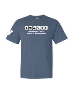 ADULT Minnesota YMCA YIG Icons - Comfort Colors 1717 Blue Jean