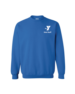 ADULT Kids Stuff Staff Crewneck- Gildan 18000 Royal