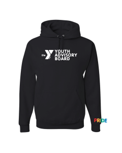 Y Youth Advisory Board BLM Pride Hoodie - JERZEES 996MR Black
