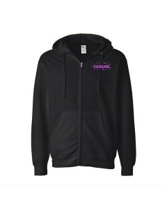 Beacons CEQUAL Equal Sign Kpop Hoodie - Black Zip-Hoodie