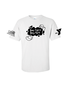 Beacons SAGE Gay Rats Tee - Gildan 2000 White
