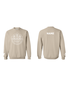 Spring Lake Reflection Sun Crewneck w/ NAMES - Gildan 18000