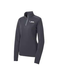 The Marsh 1/4 Zip Ladies Pullover - LST860 Iron