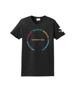 Ladies University YMCA Tee - LPC61 Black