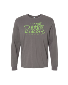 Beacons Minneapolis Back Y Logo - Softstyle Long Sleeve Tee Graphite