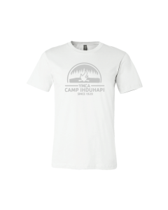 Ihduhapi Camp Team Tie Dye - Bella + Canvas 3001 White 