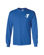 ADULT Harold Mezile Strong Kids Long Sleeve Shirt - Gildan 2400 Royal