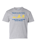 YOUTH Lazy Man Tri 2019 - Gildan 2000B Sports Grey