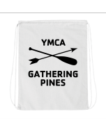 Gathering Pines Crossed Paddles Bag - Q-Tees Q4500 White