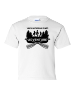 YOUTH Gathering Pines Adventure Tie Dye Tee - Gildan 2000B White