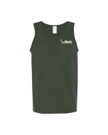 The Marsh Lifeguard Tank - Gildan 5200 Dark Green